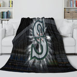 Charger l&#39;image dans la visionneuse de la galerie, Seattle Mariners Blanket Flannel Throw Room Decoration