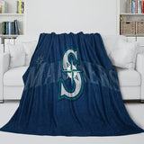 Charger l&#39;image dans la visionneuse de la galerie, Seattle Mariners Blanket Flannel Throw Room Decoration