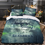 Charger l&#39;image dans la visionneuse de la galerie, Seattle Seahawks Bedding Set Duvet Cover Without Filler