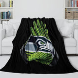 Load image into Gallery viewer, Seattle Seahawks Blanket Flannel Fleece Throw Room Decoration