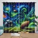 Load image into Gallery viewer, Seattle Seahawks Curtains Blackout Window Drapes Room Decoration