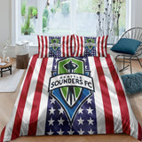 Charger l&#39;image dans la visionneuse de la galerie, Seattle Sounders FC Bedding Set Duvet Cover Without Filler