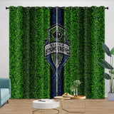 Load image into Gallery viewer, Seattle Sounders FC Curtains Blackout Window Drapes Room Decoration