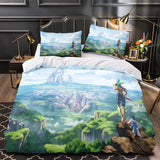 Charger l&#39;image dans la visionneuse de la galerie, Shangri-La Frontier Bedding Set Pattern Quilt Cover Without Filler