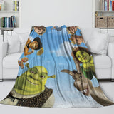 Load image into Gallery viewer, Shrek Blanket Flannel Fleece Throw Room Decoration