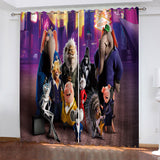 Load image into Gallery viewer, Sing 2 Curtains Pattern Blackout Window Drapes