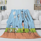 Load image into Gallery viewer, Snoopy Blanket Pattern Flannel Throw Kids Room Decoration