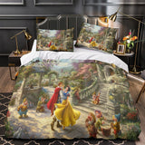 Load image into Gallery viewer, Snow White Bedding Set Pattern Quilt Cover Without Filler