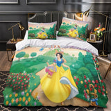 Load image into Gallery viewer, Snow White Bedding Set Pattern Quilt Cover Without Filler