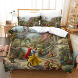 Load image into Gallery viewer, Snow White Bedding Set Pattern Quilt Cover Without Filler