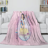 Load image into Gallery viewer, Snow White Blanket Flannel Fleece Throw Room Decoration