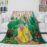 Load image into Gallery viewer, Snow White Blanket Flannel Fleece Throw Room Decoration