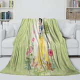 Load image into Gallery viewer, Snow White Blanket Flannel Fleece Throw Room Decoration