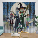 Charger l'image dans la visionneuse de la galerie, Solar Opposites Curtains Pattern Blackout Window Drapes Room Decoration