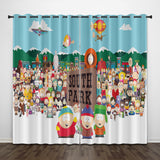 Load image into Gallery viewer, South Park the Stick Of Truth Curtains Pattern Blackout Window Drapes