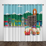 Load image into Gallery viewer, South Park the Stick Of Truth Curtains Pattern Blackout Window Drapes