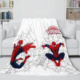 Charger l'image dans la visionneuse de la galerie, Spider Blanket Pattern Man Flannel Throw Kids Room Decoration