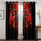 Charger l'image dans la visionneuse de la galerie, Spider-Man Curtains Pattern Blackout Window Drapes Decoration