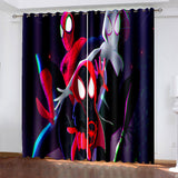 Charger l&#39;image dans la visionneuse de la galerie, Spider-Man Gwen Curtains Miles Morales Blackout Window Drapes