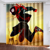 Charger l&#39;image dans la visionneuse de la galerie, Spider-Man Gwen Curtains Miles Morales Blackout Window Drapes