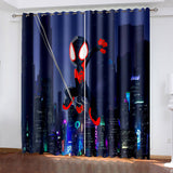 Charger l&#39;image dans la visionneuse de la galerie, Spider-Man Gwen Curtains Miles Morales Blackout Window Drapes