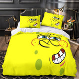 Charger l'image dans la visionneuse de la galerie, SpongeBob SquarePants Duvet Cover Kids Room Bedding Set Without Filler