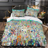 Charger l'image dans la visionneuse de la galerie, SpongeBob SquarePants Duvet Cover Pattren Bedding Set Without Filler