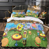 Charger l'image dans la visionneuse de la galerie, SpongeBob SquarePants Duvet Cover Pattren Bedding Set Without Filler