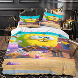 Charger l'image dans la visionneuse de la galerie, SpongeBob SquarePants Duvet Cover Pattren Bedding Set Without Filler