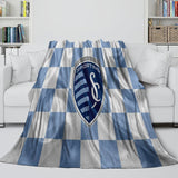 Load image into Gallery viewer, Sporting Kansas City Blanket Flannel Fleece Throw Room Decoration