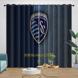 Load image into Gallery viewer, Sporting Kansas City Curtains Blackout Window Drapes Room Decoration