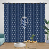 Load image into Gallery viewer, Sporting Kansas City Curtains Blackout Window Drapes Room Decoration