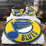 Charger l&#39;image dans la visionneuse de la galerie, St. Louis Blues Bedding Set Quilt Duvet Cover Without Filler