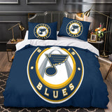 Charger l&#39;image dans la visionneuse de la galerie, St. Louis Blues Bedding Set Quilt Duvet Cover Without Filler