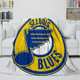 Charger l&#39;image dans la visionneuse de la galerie, St. Louis Blues Blanket Flannel Throw Kids Room Decoration