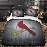 Load image into Gallery viewer, St. Louis Cardinals Bedding Set Quilt Cover Without Filler