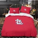 Load image into Gallery viewer, St. Louis Cardinals Bedding Set Quilt Cover Without Filler