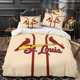 Load image into Gallery viewer, St. Louis Cardinals Bedding Set Quilt Cover Without Filler