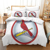 Load image into Gallery viewer, St. Louis Cardinals Bedding Set Quilt Cover Without Filler