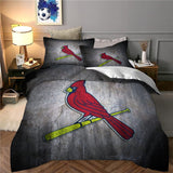 Load image into Gallery viewer, St. Louis Cardinals Bedding Set Quilt Cover Without Filler