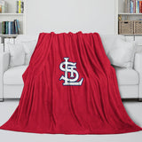 Charger l&#39;image dans la visionneuse de la galerie, St. Louis Cardinals Blanket Flannel Throw Room Decoration