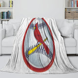 Charger l&#39;image dans la visionneuse de la galerie, St. Louis Cardinals Blanket Flannel Throw Room Decoration