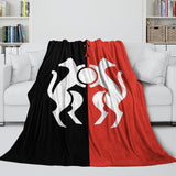 Load image into Gallery viewer, Stade Rennais Football Club Blanket Flannel Throw Room Decoration