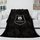 Load image into Gallery viewer, Stade Rennais Football Club Blanket Flannel Throw Room Decoration