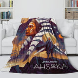 Charger l&#39;image dans la visionneuse de la galerie, Star Wars Ahsoka Blanket Flannel Fleece Throw