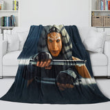 Charger l&#39;image dans la visionneuse de la galerie, Star Wars Ahsoka Blanket Flannel Fleece Throw