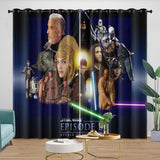 Load image into Gallery viewer, Star Wars Attack of the Clones Curtains Blackout Window Drapes