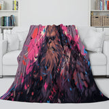 Charger l'image dans la visionneuse de la galerie, Star Wars Chewbacca Blanket Flannel Throw Room Decoration