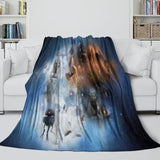 Load image into Gallery viewer, Star Wars Empire Strikes Back Blanket Flannel Throw Room Decoration