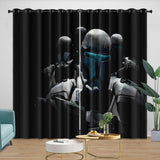 Load image into Gallery viewer, Star Wars Pattern Curtains Movie Blackout Window Drapes
